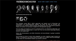 Desktop Screenshot of feedbackorchester.de