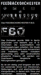 Mobile Screenshot of feedbackorchester.de